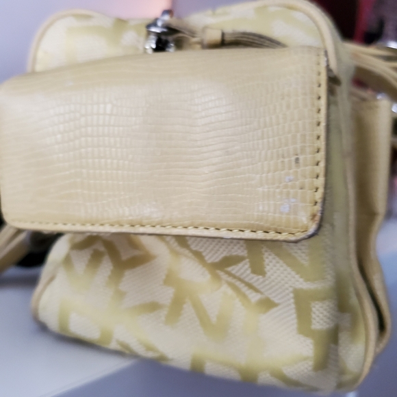 DKNY VINTAGE LOGO CANVAS HANDBAG - Picture 6 of 11